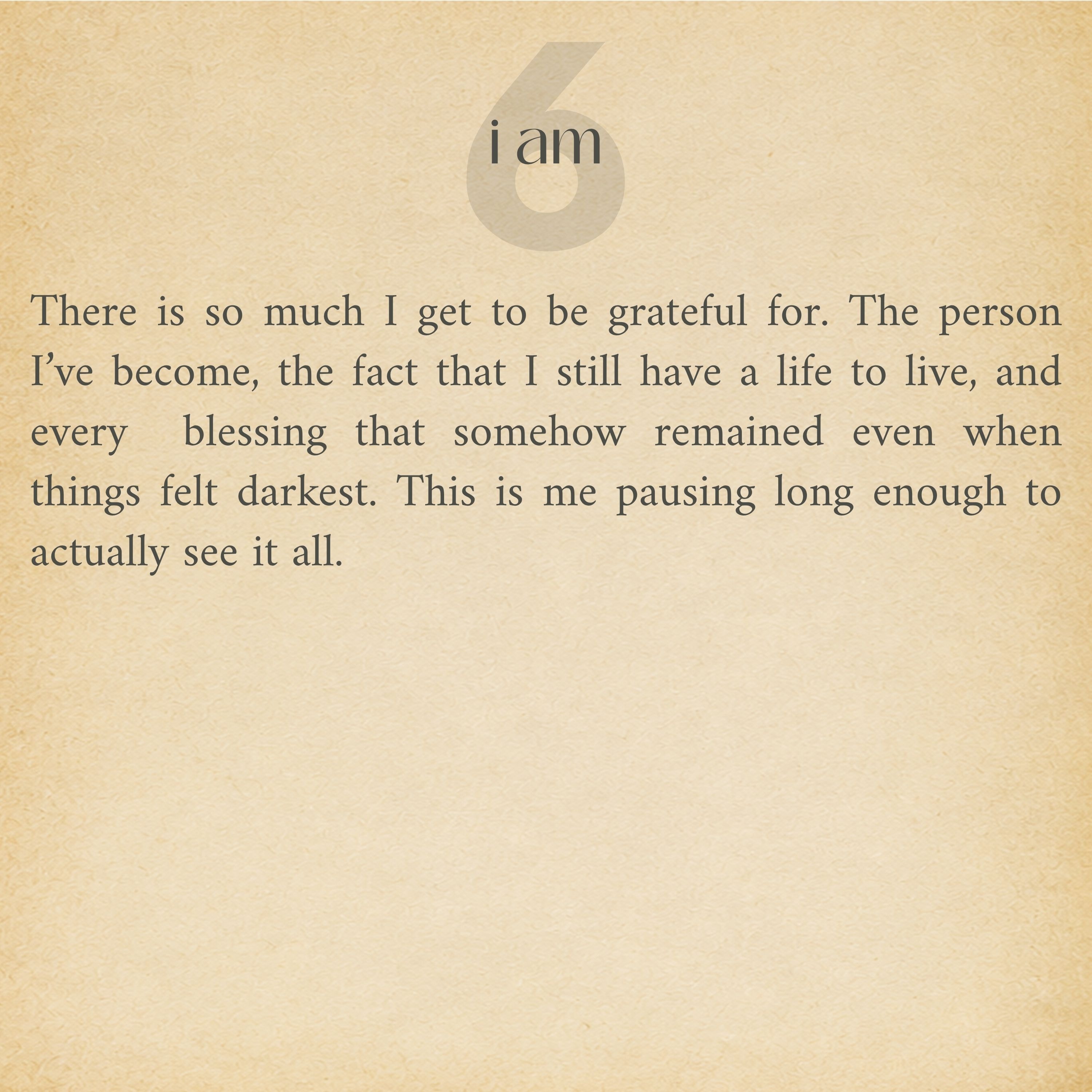 i am – song notes